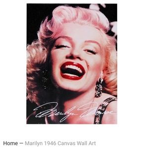 Marilyn Monroe Canvas Wall Art, reproduction circa 1946